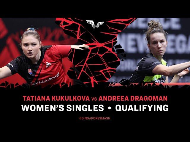 Tatiana Kukulkova vs Andreea Dragoman | WS Qual | Singapore Smash 2025
