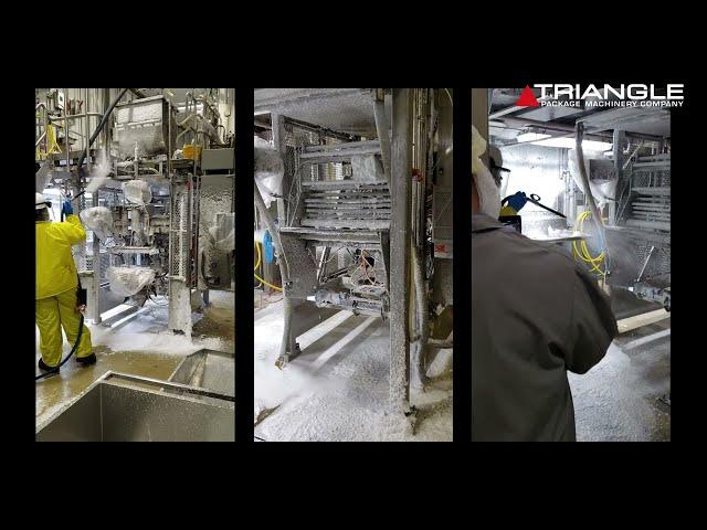 Hygienic Washdown VFFS for Pumpable Foods | Triangle Package Machinery