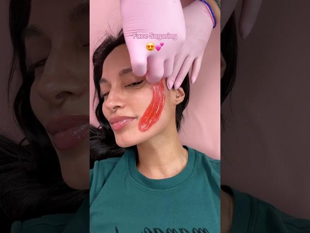 Omg my face feels so smooth  #facesugaring #sugaringhairremoval #sugaring #shortsbeauty