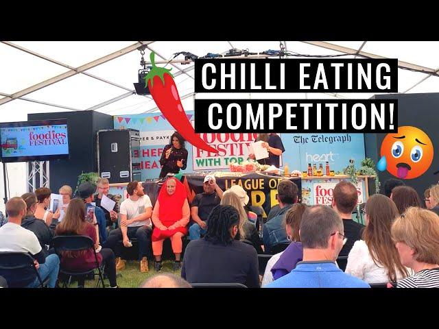 Festival Vlog - Chilli Eating Contest at Foodies Festival 2021