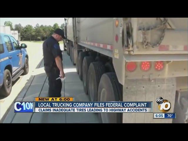 Local trucking company files federal complaint