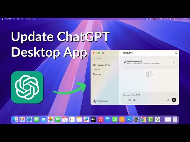 How to Update ChatGPT Desktop App on macOS