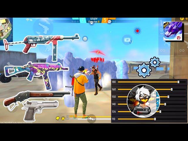 Free Fire Headshot setting 2024  Best Sensitivity Settings ️| Sensitivity + Hud Settings Free Fire