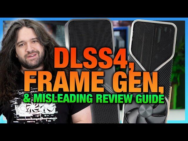 "Fake Frames" Tested | DLSS 4.0, MFG 4X, & NVIDIA's Misleading Review Guide