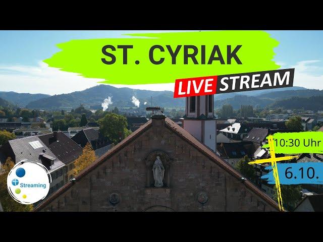 LIVE | Eucharistiefeier zum Erntedankfest aus St. Cyriak Oberkirch