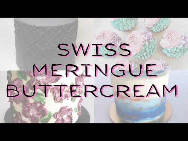 How to make Swiss meringue buttercream | Storage | Add flavour | Add colour | BLACK buttercream