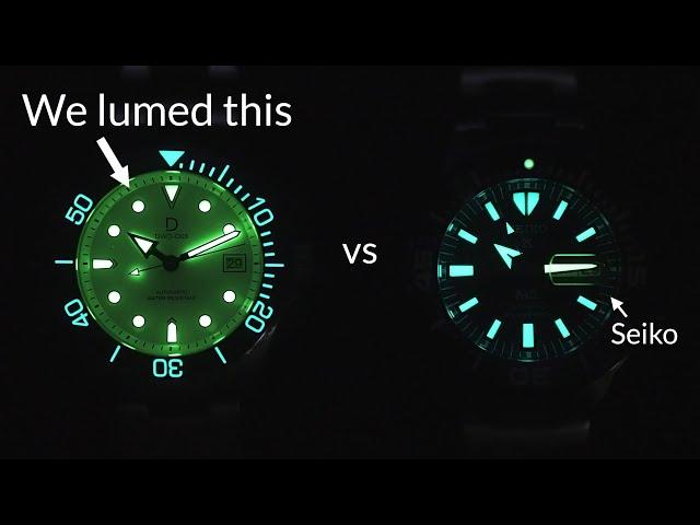 How to Lume Hands and Dial Brighter Than Seiko!