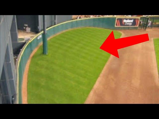 MLB Strangest Areas Inside of Stadiums