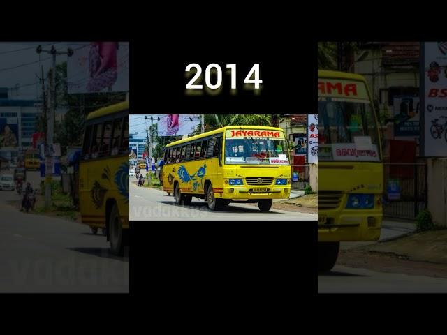 Kerala bus evolution ️