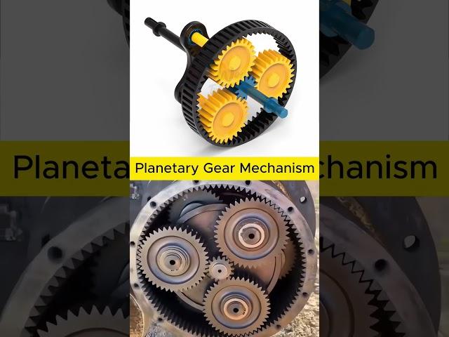 Planetary Gear Mechanism #cad #engineering #3ddesign #mechanical #mechanism #gear #automobile