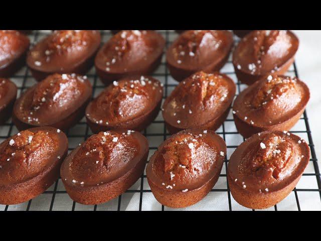 Salted Caramel Financiers Recipe l Perfectly balanced &Super Tasty!