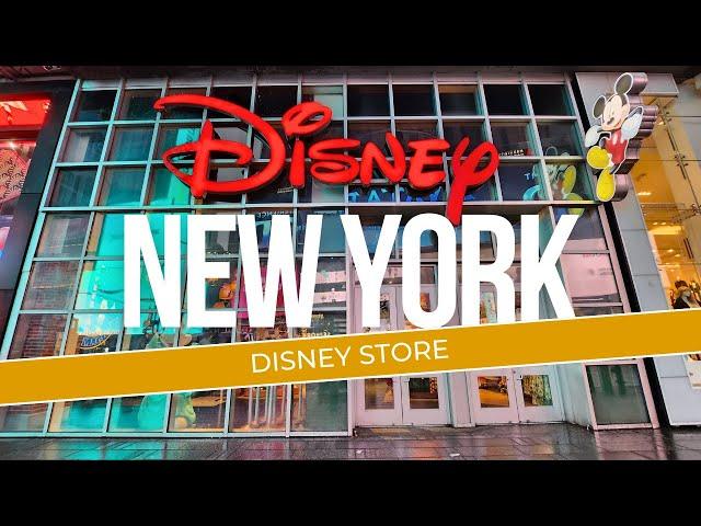 Inside DISNEY STORE New York City - Times Square Walking Tour