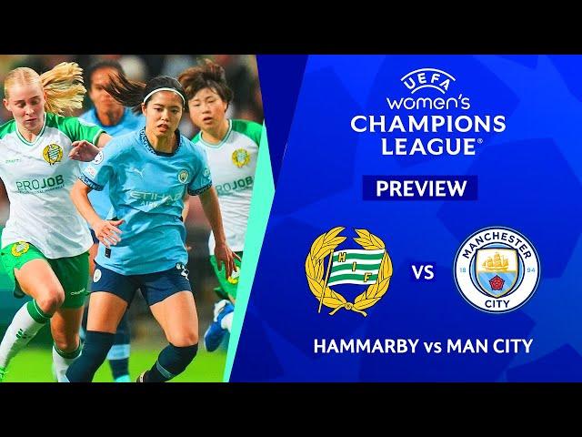  HAMMARBY VS MANCHESTER CITY UEFA WOMEN'S CHAMPIONS LEAGUE 2024/25 PREVIEW & PREDICTIONS