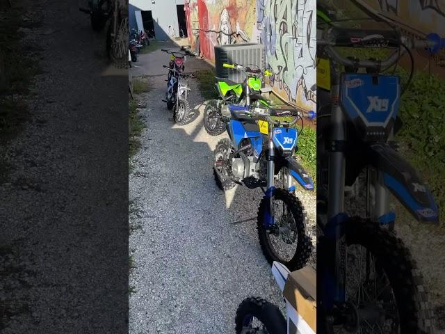 I bought 5 Chinese dirt bikes #xpro #dirtbike #pitbike