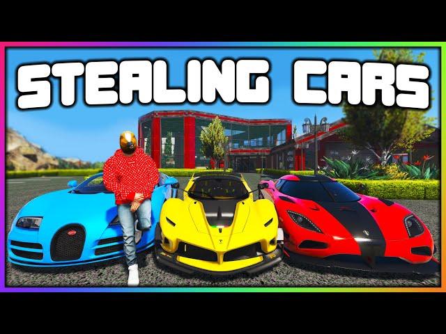 GTA 5 Roleplay - STEALING EVERY CAR FROM REDLINE | RedlineRP