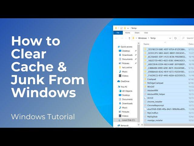 How to Clear Cache and Junk From Windows 10 and Windows 11 (Free and Easy)