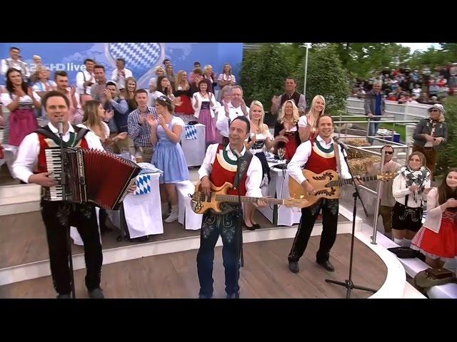 Die jungen Zillertaler "Schöne Frauen" ZDF-Fernsehgarten 20. September 2015