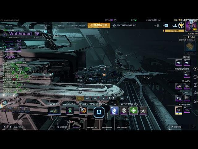 Star Conflict Wolfhound Artillera ¿Como Jugarla?