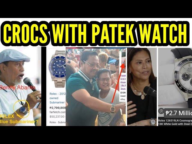 CROCODILES WITH PATEK PHILIPPE WATCH II ONLY IN THE PHILIPPINES II DAN FERNANDEZ NGIWI PALA