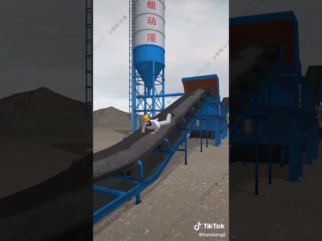 Conveyor Belt Accident Animation Video. To create Safety Awareness Purpose Only