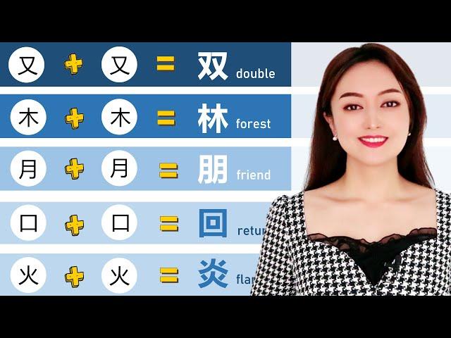Twice the Fun: Exploring Chinese Characters Formed by Twins!