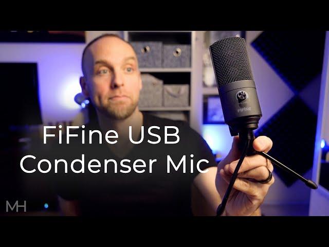 Best budget USB Microphone - FiFine USB Condenser Mic - USB Condenser Mic for Virtual Meetings