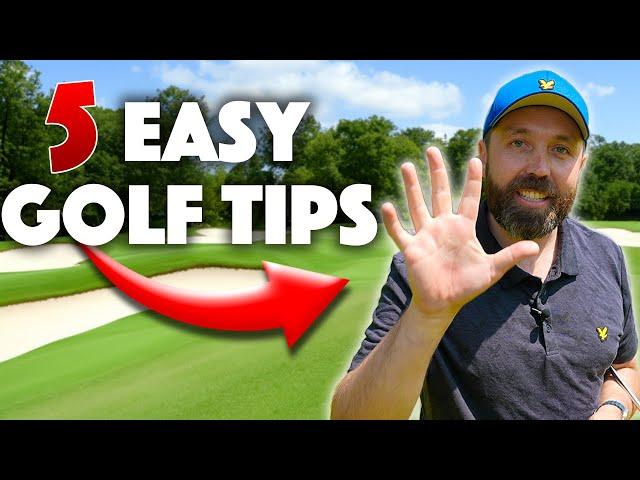 5 EASY ways to become a consistent golfer! (Anyone can do!)