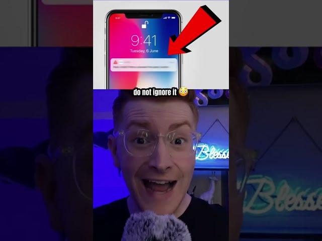 Never Ignore THIS Notification