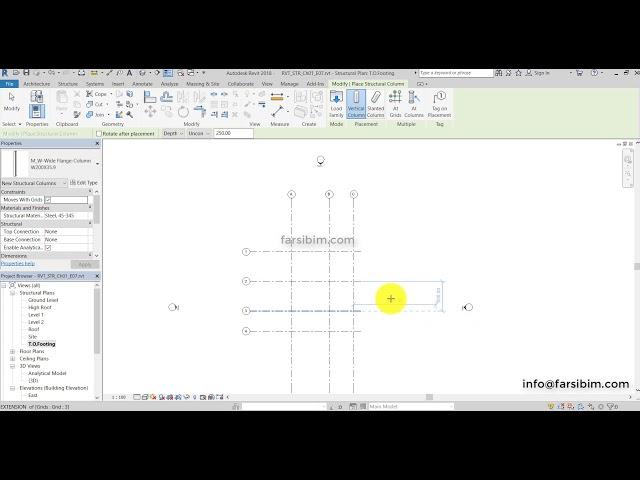 آموزش رویت سازه-فصل 1 قسمت 8 - Revit Structure