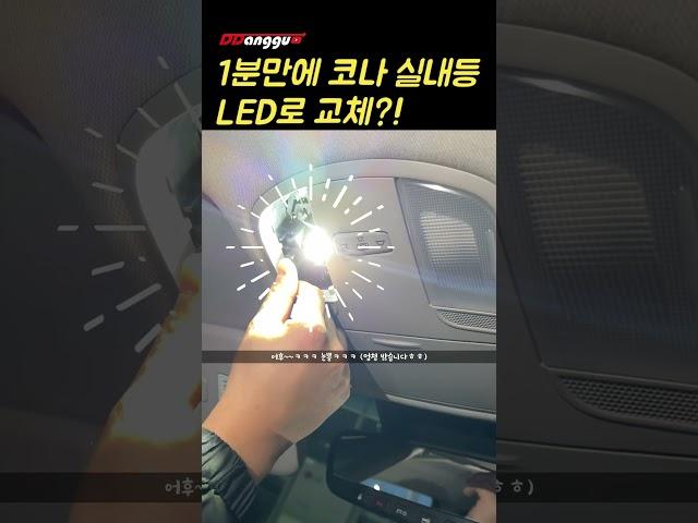 1분만에 실내등 LED로 교체하기