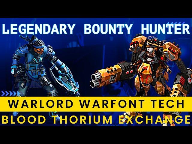 War Commander: Legendary Bounty Hunter & Warfront Tech In The Store!!