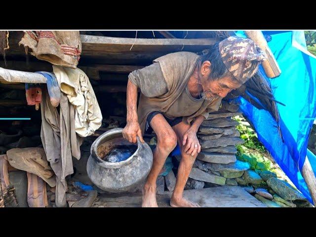 The Lonely Life Of A 92 Year Old Grandfather In The Eastern Rural Part Of Nepal