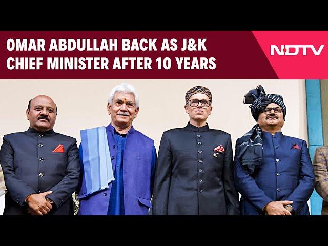 Omar Abdullah CM | Omar Abdullah Back As Jammu And Kashmir Chief Minister After 10 Years