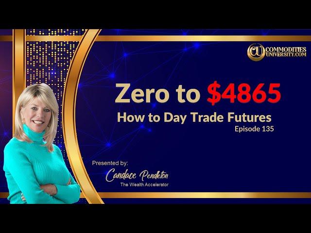 How to Day Trade Futures l From Zero to $4865 | Commodities University