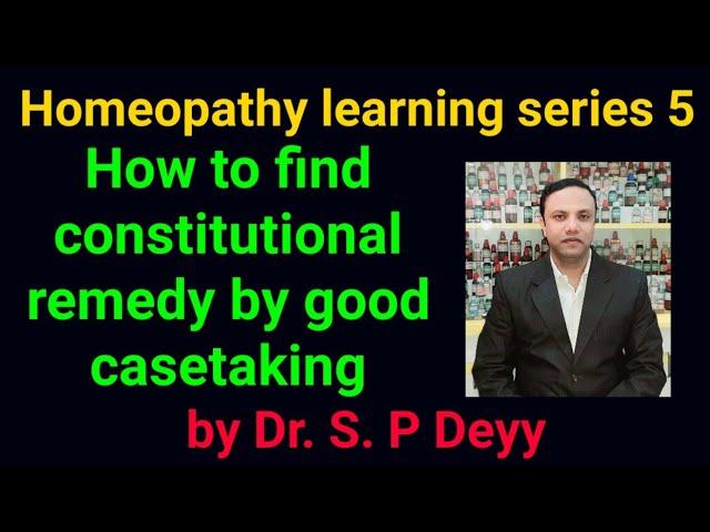 How to find constitutional remedy? How to do good case taking in Homeopathy | remedy selection trick