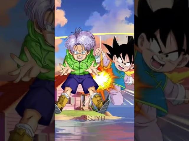 Kid Goten VS Kid Trunks