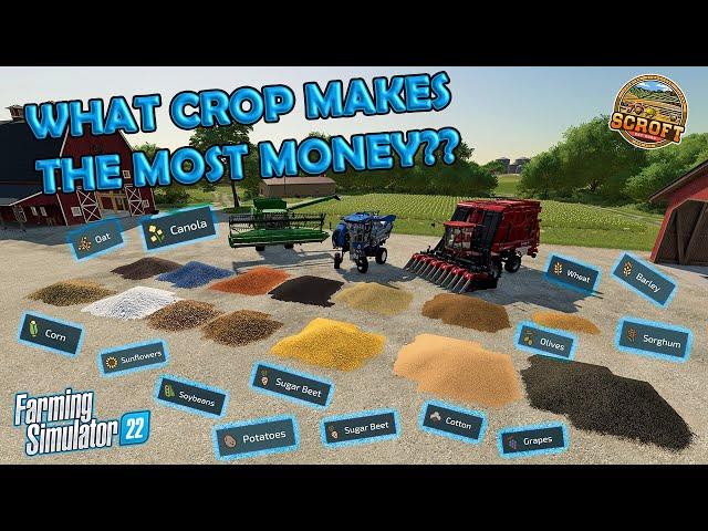 What Crop Makes The Most Money? | Farming Simulator 22