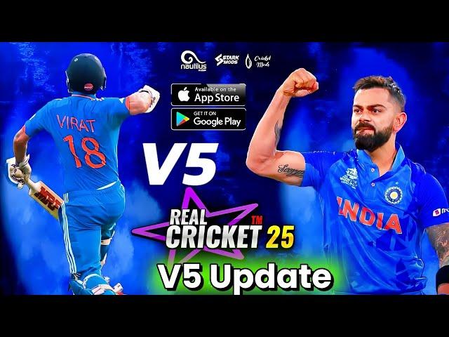 Real Cricket™ 25 - V5 Update Trailer | Latest Gameplay & Features | Download Now