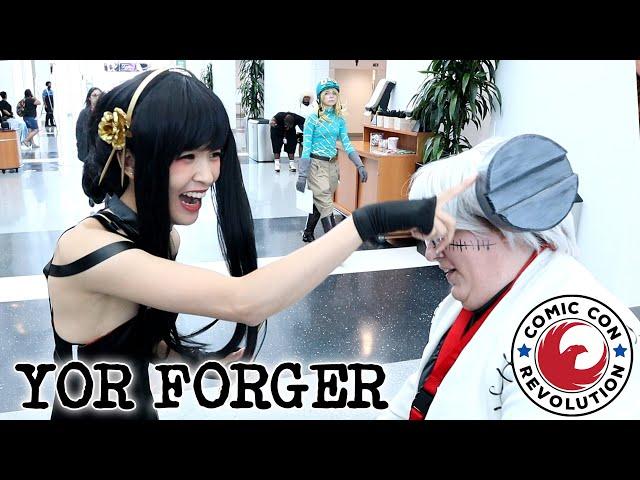 yor forger vs comic con behind the scenes 