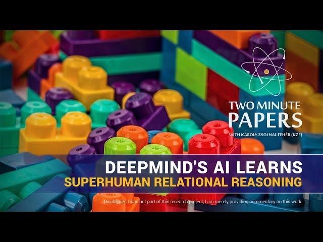DeepMind's AI Learns Superhuman Relational Reasoning | Two Minute Papers #168