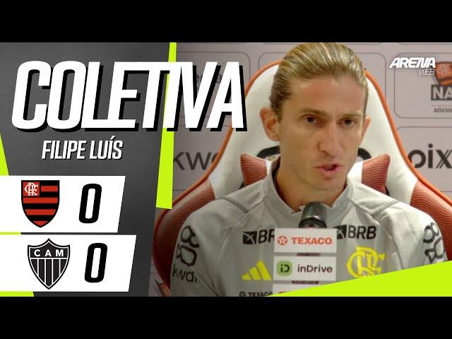 COLETIVA FILIPE LUÍS | AO VIVO | Flamengo 0 x 0 Atlético-MG - Brasileirão 2024