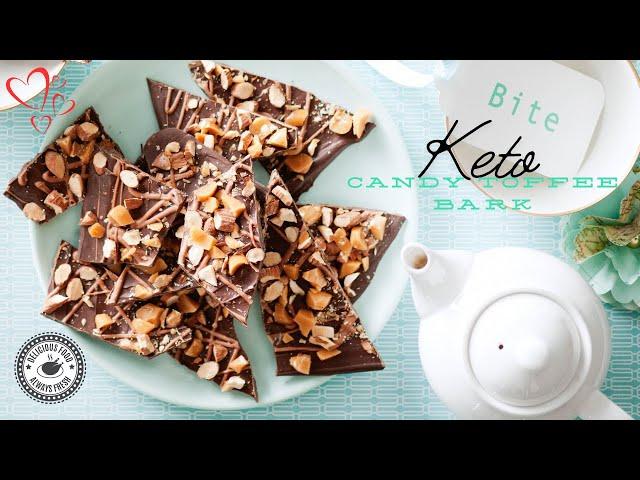 Let's make Keto Candy Toffee Bark!