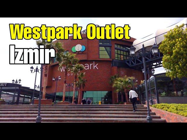 4K Walking in Izmir, Bayraklı Westpark Outlet Tour | Turkey 2021