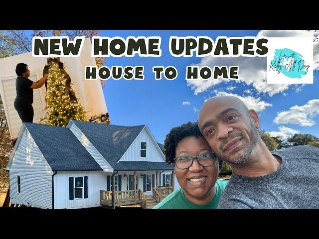 NEW HOME UPDATES | HOUSE TO HOME VLOG - CHRISTMAS DECORATE SPEND DAY