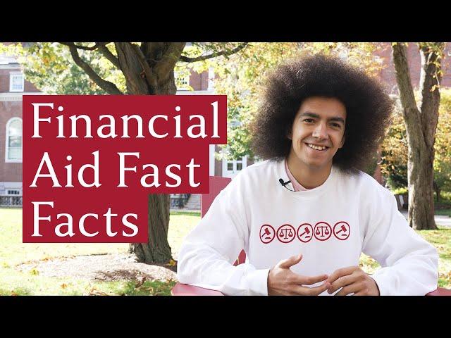 Fast Facts about Financial Aid at Harvard