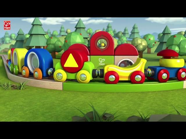 #HAPETOYS BABY WOODEN RAILWAY