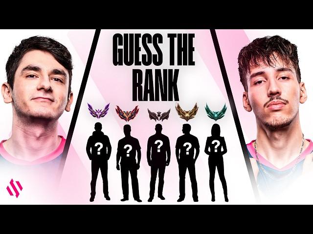 We CHALLENGED LEC PROS to Rank These Players by ELO