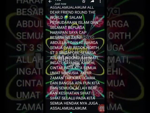 CAP  BESARA NS ZAINI ABDULLAH WORLDS TV LIVE FROM THAWAN DATES 31.03.2024