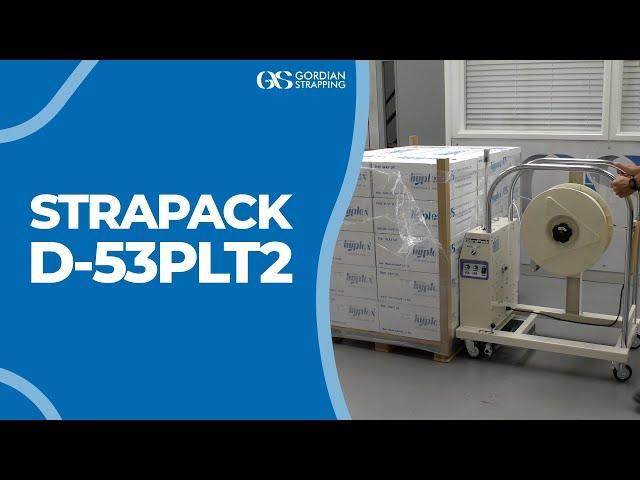 StraPack D-53PLT2 Semi-Automatic Strapping Machine - Gordian Strapping