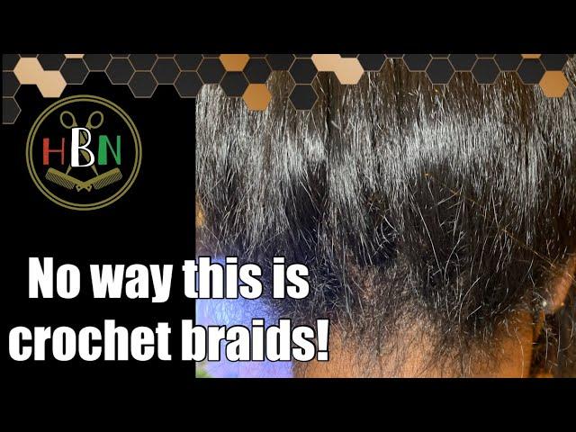 Undetectable Straight Crochet Braids